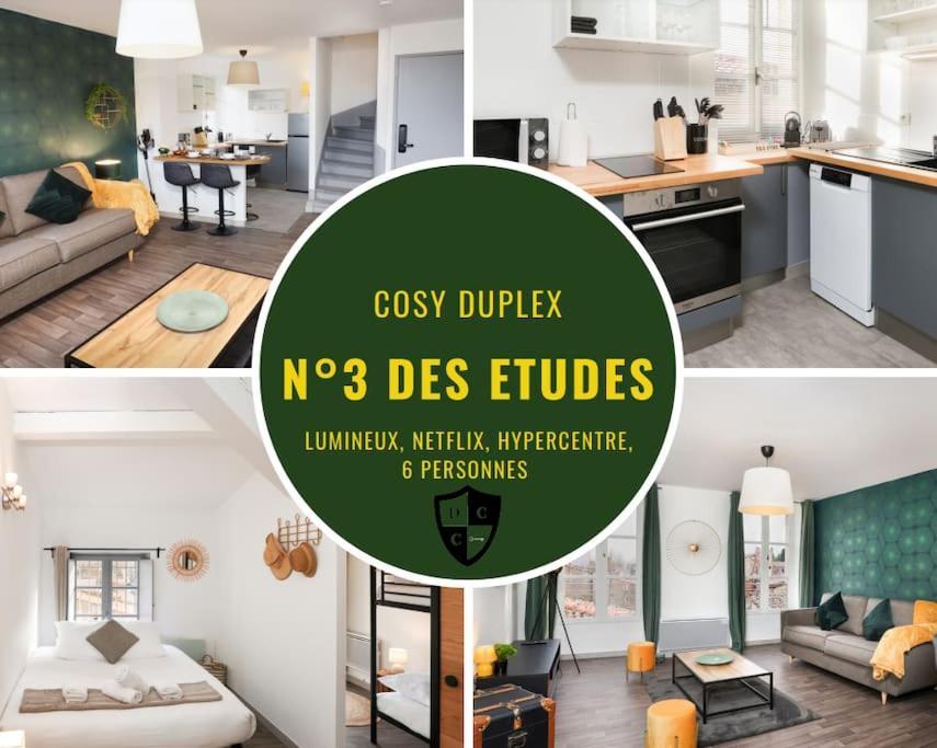 شقة N3 Des Etudes Duplex Hypercentre Wifi Conciergeriedamecarcas قرقشونه المظهر الخارجي الصورة